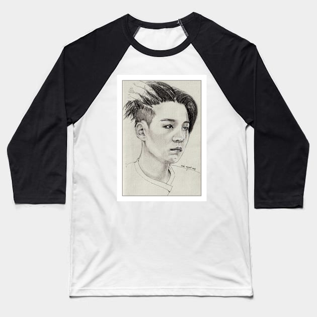 Yoongi Daechwita Hair Prep Baseball T-Shirt by emopod